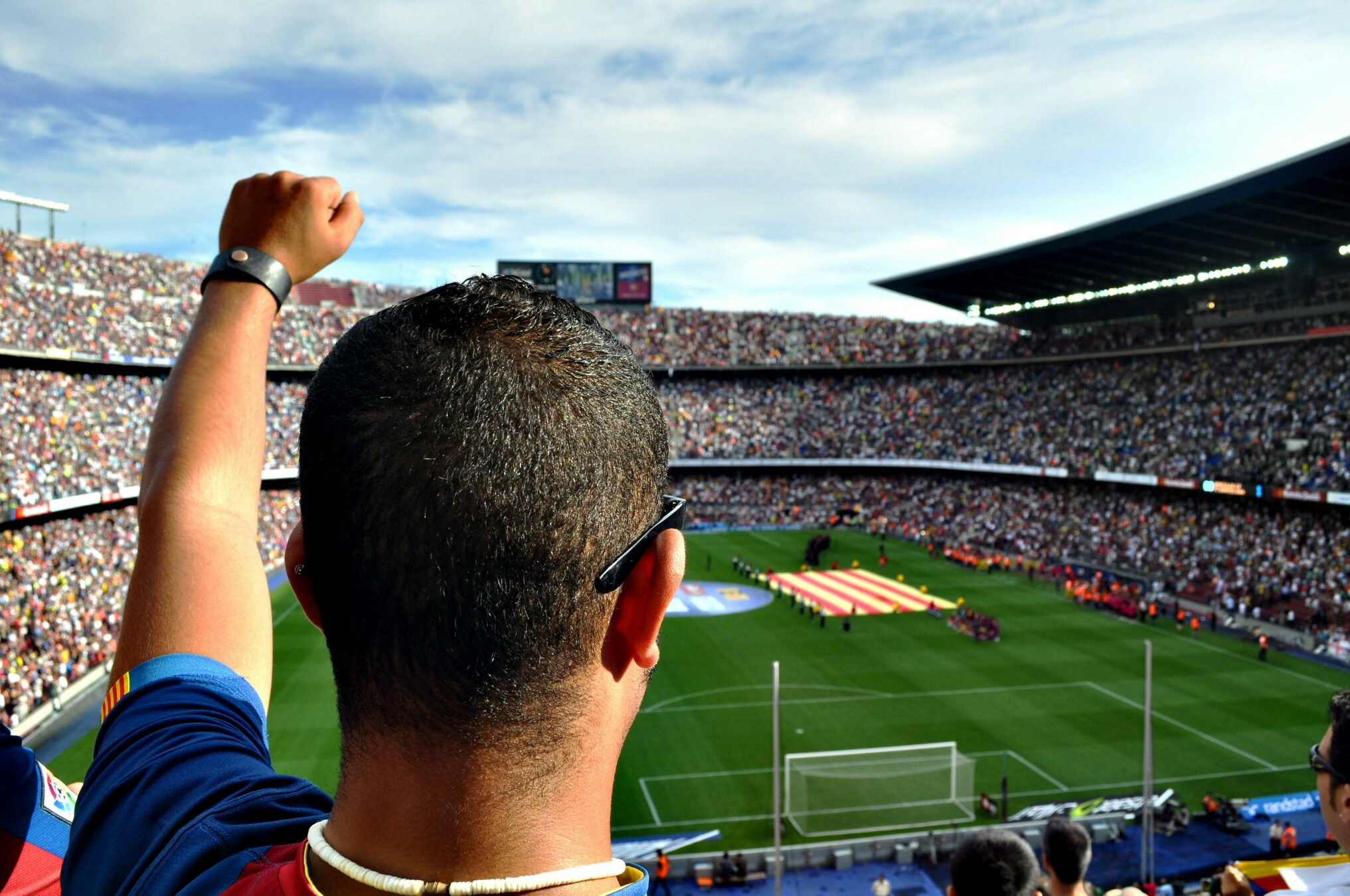 Supporter dans le Camp Nou