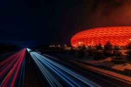 Allianz Arena de nuit