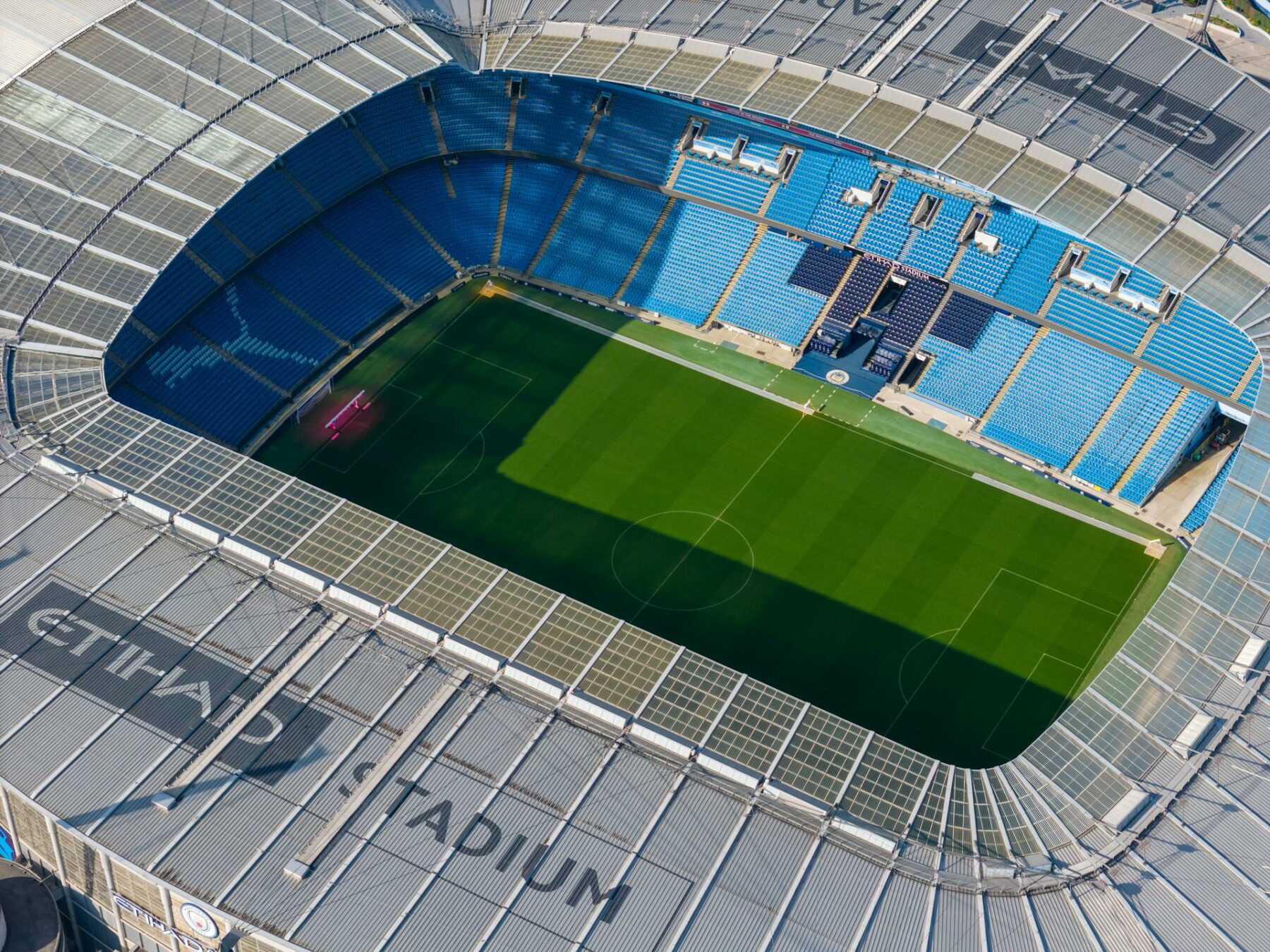 Etihad Stadium vu de haut